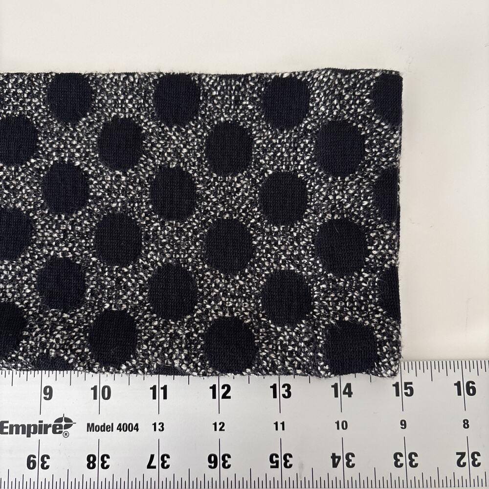 Madewell Reversible Marled Dot Sweater XS Boxy Fit Gray Black Polka Dot Pullover - Picture 12 of 13
